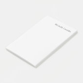 Professioneel minimalistisch licht grijs modern post-it® notes (Schuin)