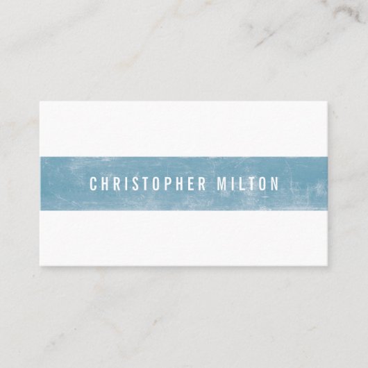 Professioneel minimalistisch Ligh Blue-consultant Visitekaartje (Voorkant)