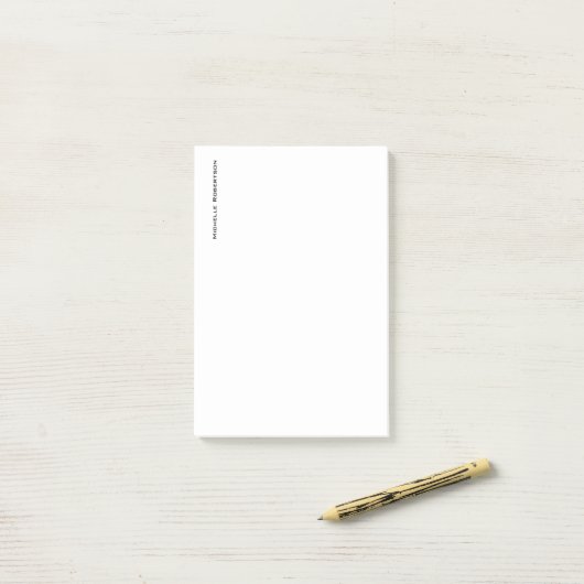 Professioneel minimalistisch model post-it® notes (Op bureau)