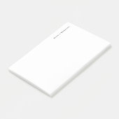 Professioneel minimalistisch model post-it® notes (Schuin)