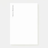 Professioneel minimalistisch model post-it® notes (Voorkant)