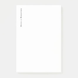 Professioneel minimalistisch model post-it® notes