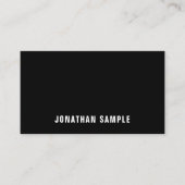 Professioneel, minimalistisch, modern B&W-platform Visitekaartje (Voorkant)