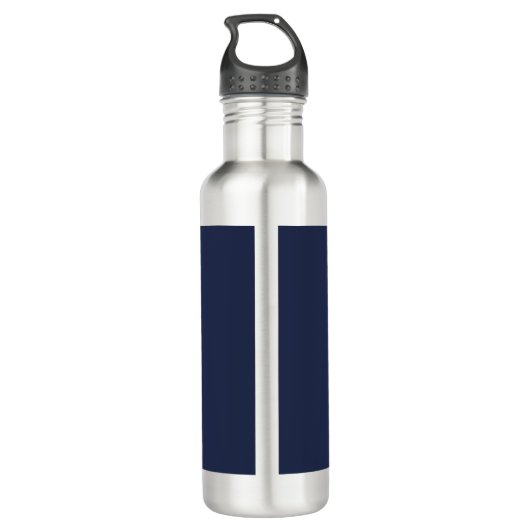 Professioneel minimalistisch modern blauw rood waterfles  (Achterkant)