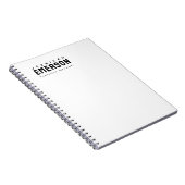 Professioneel minimalistisch modern eenvoudig notitieboek (Rechterzijde)