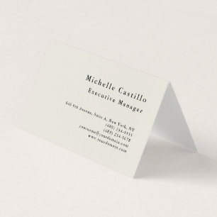 Professioneel Minimalistisch Modern Eenvoudig Prem Visitekaartje