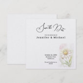 Professioneel Minimalistisch Modern Eenvoudig Save The Date (Voorkant / Achterkant)