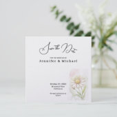 Professioneel Minimalistisch Modern Eenvoudig Save The Date (Staand voorkant)