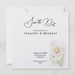 Professioneel Minimalistisch Modern Eenvoudig Save The Date