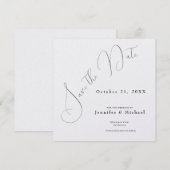 Professioneel Minimalistisch Modern Eenvoudig Save The Date (Voorkant / Achterkant)