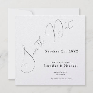 Professioneel Minimalistisch Modern Eenvoudig Save The Date