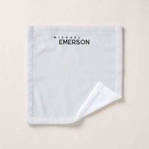 Professioneel minimalistisch modern eenvoudig  washandje