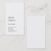Professioneel, minimalistisch, modern gebruik visitekaartje (Voorkant / Achterkant)