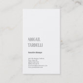 Professioneel, minimalistisch, modern gebruik visitekaartje (Voorkant)