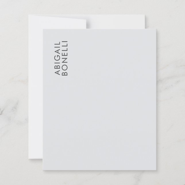 Professioneel minimalistisch modern gewoon eigen n (Voorkant)