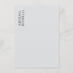 Professioneel minimalistisch modern gewoon eigen n informatiekaartje