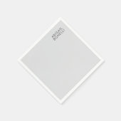 Professioneel minimalistisch modern gewoon eigen n servet (Hoek)
