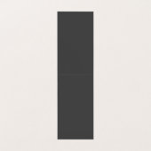 Professioneel minimalistisch modern grijs geel lin visitekaartje (Binnenkant ongevouwen)