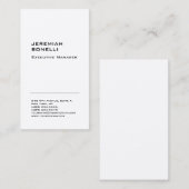 Professioneel, minimalistisch, modern, hoogwaardig visitekaartje (Voorkant / Achterkant)