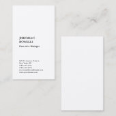 Professioneel, minimalistisch, modern, hoogwaardig visitekaartje (Voorkant / Achterkant)
