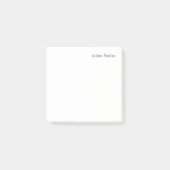 Professioneel minimalistisch modern post-it® notes (Voorkant)