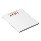 Professioneel minimalistisch modern sober  notitieblok (Schuin)