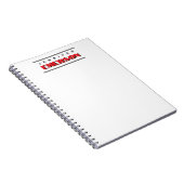 Professioneel minimalistisch modern sober notitieboek (Rechterzijde)