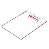 Professioneel minimalistisch modern sober notitieboek (Linkerzijde)