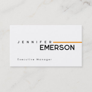 Professioneel minimalistisch modern sober visitekaartje