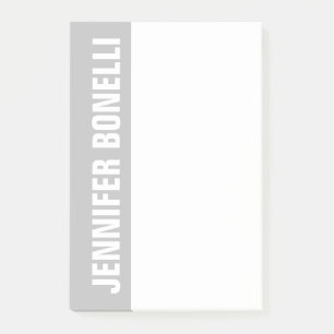 Professioneel minimalistisch modern strak grijs wi post-it® notes