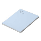Professioneel minimalistisch modern trendy lichtbl notitieblok (Linkerzijde)