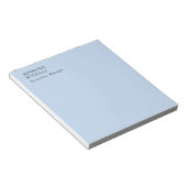 Professioneel minimalistisch modern trendy lichtbl notitieblok (Schuin)