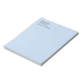 Professioneel minimalistisch modern trendy lichtbl notitieblok (Linkerzijde)