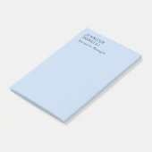 Professioneel minimalistisch modern trendy lichtbl post-it® notes (Schuin)