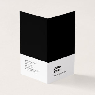 Professioneel minimalistisch modern trendy visitekaartje