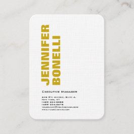 Professioneel minimalistisch modern vet visitekaartje