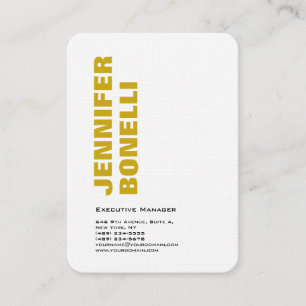 Professioneel minimalistisch modern vet visitekaartje