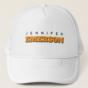 Professioneel minimalistisch moderne gewone naam trucker pet