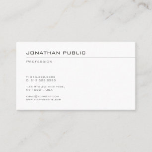 Professioneel Minimalistisch Sjabloon Modern Popul Visitekaartje