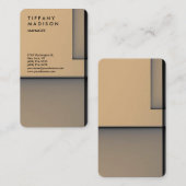 Professioneel, minimalistisch, stijlvol visitekaartje (Voorkant / Achterkant)