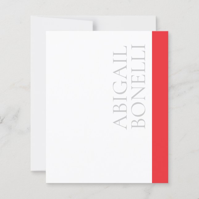 Professioneel minimalistisch strak modern grijs ro (Voorkant)