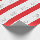 Professioneel minimalistisch strak modern grijs ro cadeaupapier (Hoek)