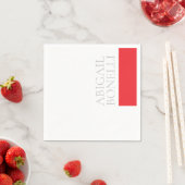 Professioneel minimalistisch strak modern grijs ro servet (Insitu)