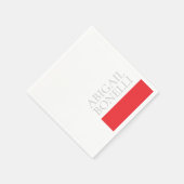 Professioneel minimalistisch strak modern grijs ro servet (Hoek)