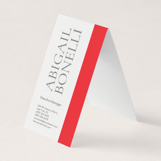 Professioneel minimalistisch strak modern grijs ro visitekaartje (Voorkant)