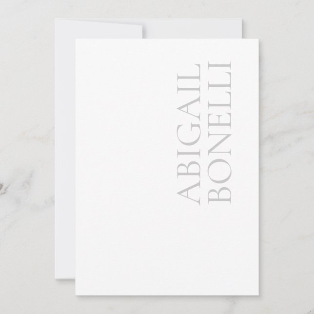 Professioneel minimalistisch strak modern grijs wi (Voorkant)