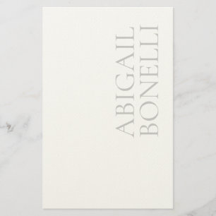 Professioneel minimalistisch strak modern grijs wi briefpapier