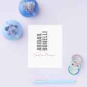 Professioneel minimalistisch strak modern grijs wi flyer (Enkel)