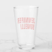 Professioneel, minimalistisch, vetgedrukt wit glas (Achterkant)