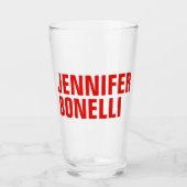 Professioneel, minimalistisch, vetgedrukt wit glas (Voorkant)